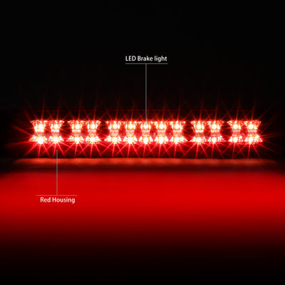 D-Motoring - Third Brake Light - LED - Red Lens - Plug-n-Play - 00-06 Toyota Tundra - 2