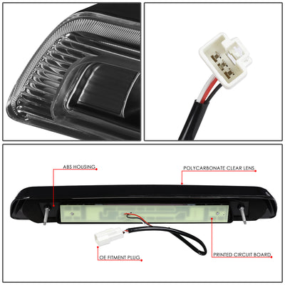 D-Motoring - Third Brake Light - 3D LED Bar - Black Housing - Plug-n-Play - 07-18 Toyota Tundra - 3