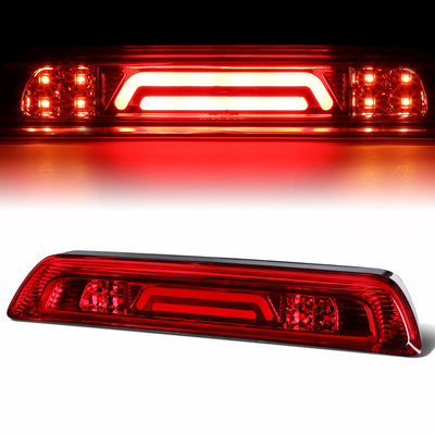 D-Motoring - Third Brake Light - 3D LED Bar - Red Lens - Plug-n-Play - 07-18 Toyota Tundra - 1