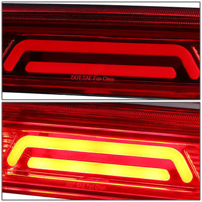 D-Motoring - Third Brake Light - 3D LED Bar - Red Lens - Plug-n-Play - 07-18 Toyota Tundra - 2