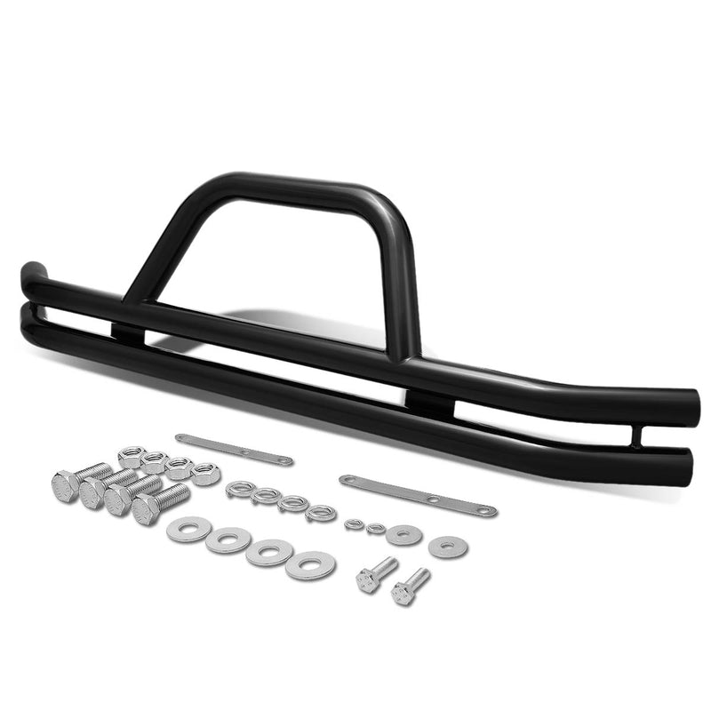 Black Front Bumper Replacement Grille Guard - 87-06 Jeep Wrangler - 4X4-T121-BK