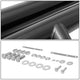 Black Front Bumper Replacement Grille Guard - 87-06 Jeep Wrangler - 4X4-T121-BK