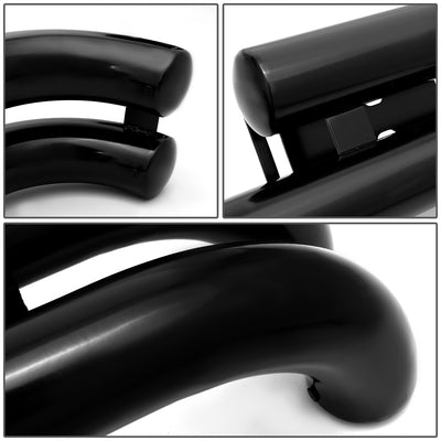 D-Motoring - Rear Bumper Guard - Stainless Steel - Black - 87-06 Jeep Wrangler - 4