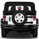 D-Motoring - Rear Bumper Guard - Stainless Steel - Black - 87-06 Jeep Wrangler - 1