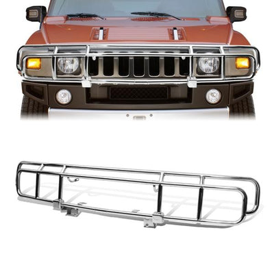 03-09 Hummer H2 Factory Style Brush Grille Guard - Stainless Steel