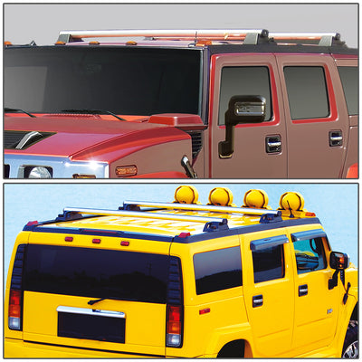 D-Motoring - Roof Rack Cross Bars - W/ Lock - OE Style - Aluminum - 03-09 Hummer H2 - 5