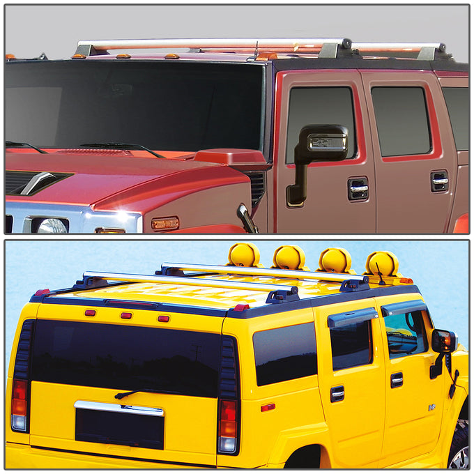 D-Motoring - Roof Rack Cross Bars - W/ Lock - OE Style - Aluminum - 03-09 Hummer H2 - 5