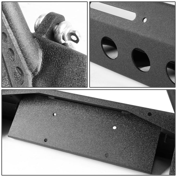 D-Motoring - Front Bumper - Stubby Width Style - 07-17 Jeep Wrangler - 4