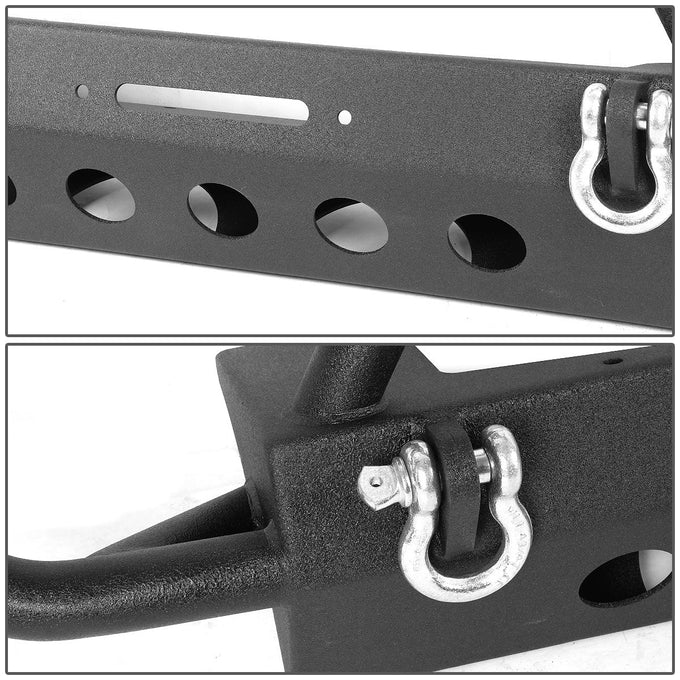 D-Motoring - Front Bumper - Mid Width Style - 07-17 Jeep Wrangler - 4