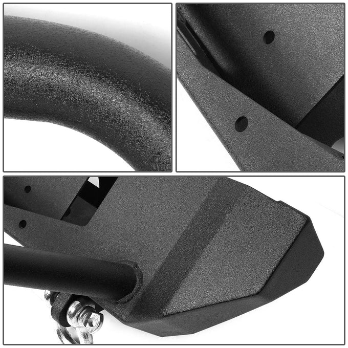 D-Motoring - Front Bumper - Stubby Width Style - Auxilary Light Mounts - 07-17 Jeep Wrangler - 4