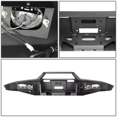 D-Motoring - Front Bumper - With LED Turn Signal Lights - 14-17 Toyota Tundra - 6
