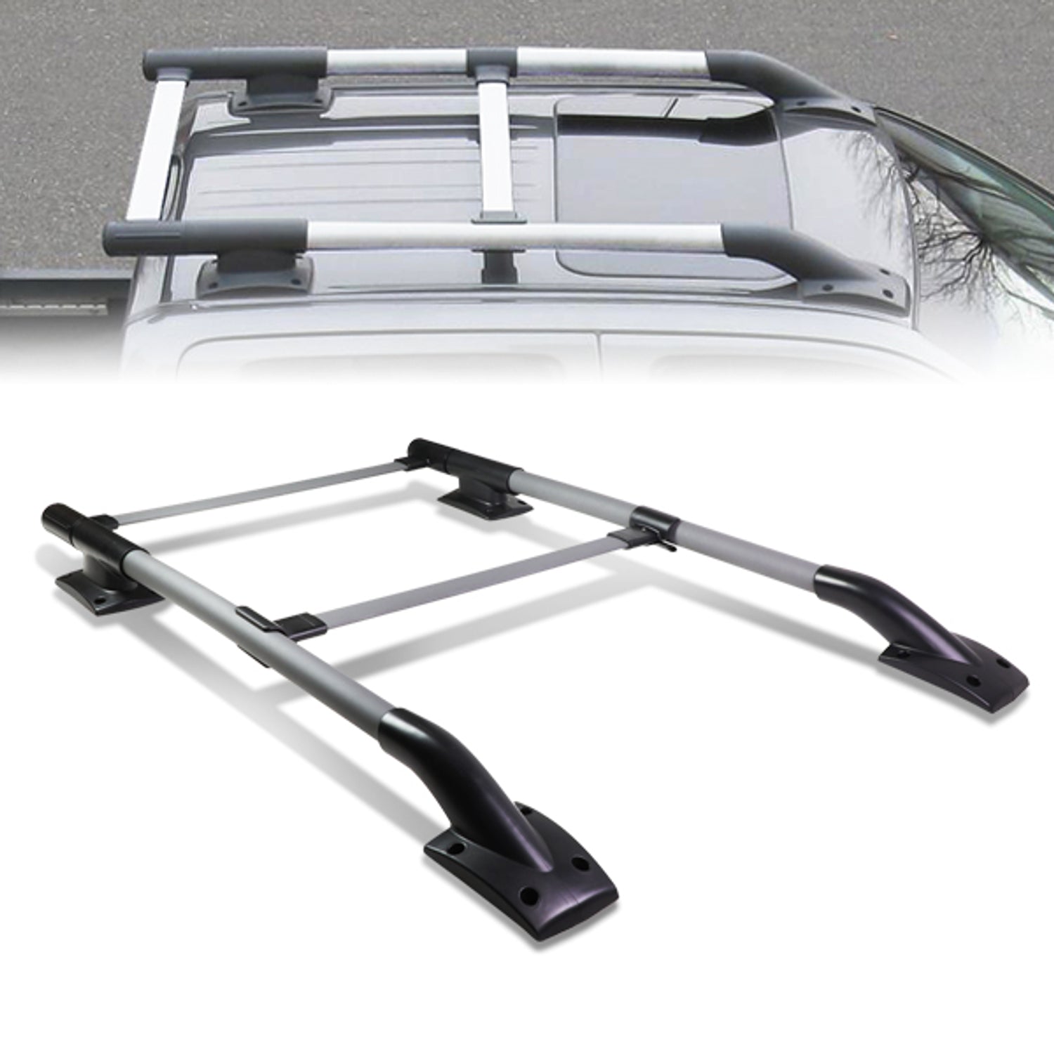 Roof Rack w/Adjustable Cross Bar <br>05-17 Nissan Frontier 4-Door