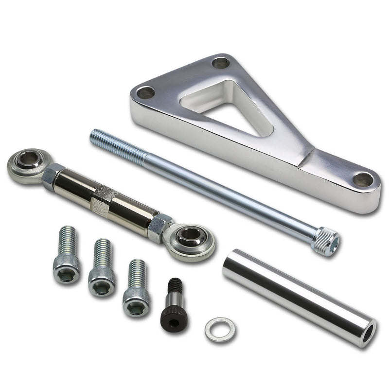 D-Motoring - Alternator Bracket - Chrome - Chevy SBC Long Water Pump LWP - 1
