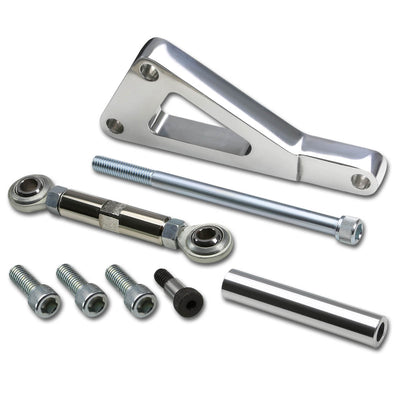 D-Motoring - Alternator Bracket - Chrome - Chevy SBC Long Water Pump LWP - 4