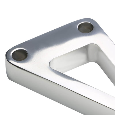 D-Motoring - Alternator Bracket - Chrome - Chevy SBC Long Water Pump LWP - 2