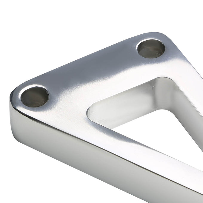 D-Motoring - Alternator Bracket - Chrome - Chevy SBC Long Water Pump LWP - 2
