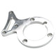 D-Motoring - Alternator & Power Steering Bracket - Polished - 79-95 Ford Mustang 5.0L - 2