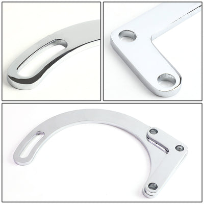 D-Motoring - Alternator Bracket - Low Mount - Chrome - Chevy SBC - 2