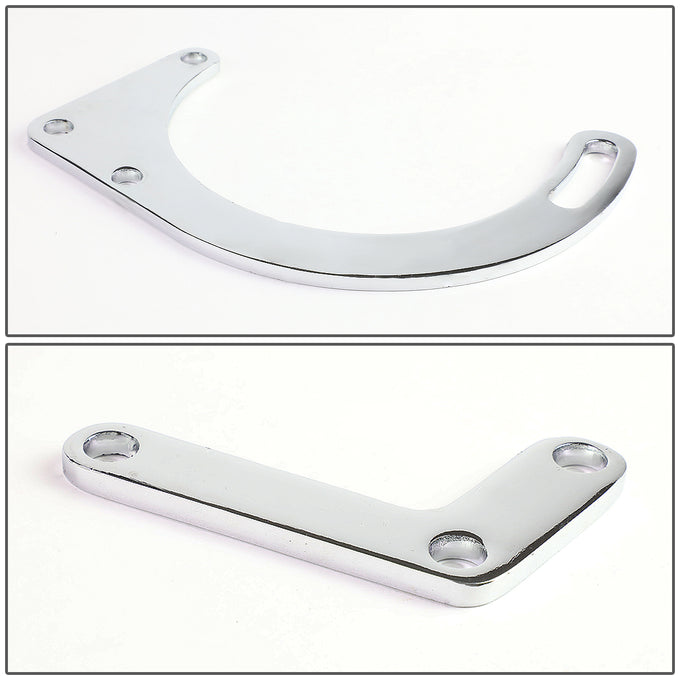 D-Motoring - Alternator Bracket - Low Mount - Chrome - Chevy SBC - 3