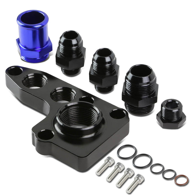 D-Motoring - Adapter - For Remote Oil Filter Relocation - Ford Mustang 4.6L/281 V8,5.4L/330 V8 - 1