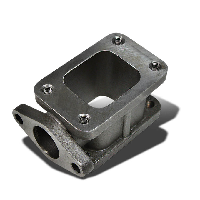 D-Motoring - Adaptor - Turbocharger Manifold Flange - T3 to T3 - W/ WG FLANGE - Stainless Steel - 1
