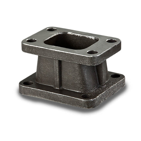 D-Motoring - Adaptor - Turbocharger Manifold Flange - T3 to T4 - No WG Flange - Cast Iron - 1
