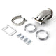 D-Motoring - Adapter - Remote Filter - 90 Degree Elbow Turbo T3/T4 V Band Adapter Flange - 5