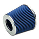 D-Motoring - Air Intake Filter - 2.5 Inlet - Cone Style - Washable - Cotton Gauze  - 1
