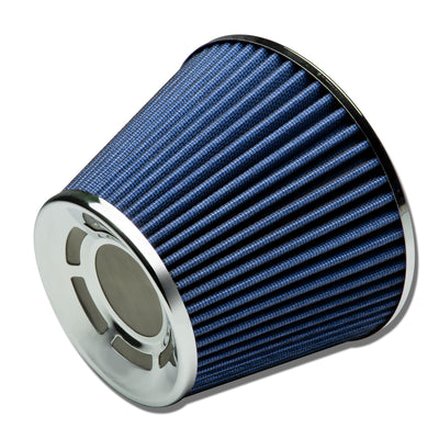 D-Motoring - Air Intake Filter - 2.5 Inlet - Cone Style - Washable - Cotton Gauze  - 3