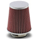 D-Motoring - Air Intake Filter - 2.5 Inlet - Cone Style - Washable - Cotton Gauze  - 1