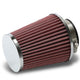 D-Motoring - Air Intake Filter - 2.5 Inlet - Cone Style - Washable - Cotton Gauze  - 3