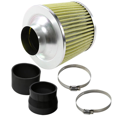 D-Motoring - Air Intake Filter - 2.75 Inlet - Cone Style - Washable - Cotton Gauze  - 4