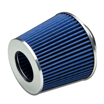 D-Motoring - Air Intake Filter - 3 Inlet - Cone Style - Washable - Cotton Gauze  - 1