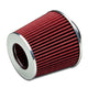 D-Motoring - Air Intake Filter - 3 Inlet - Cone Style - Washable - Cotton Gauze  - 3