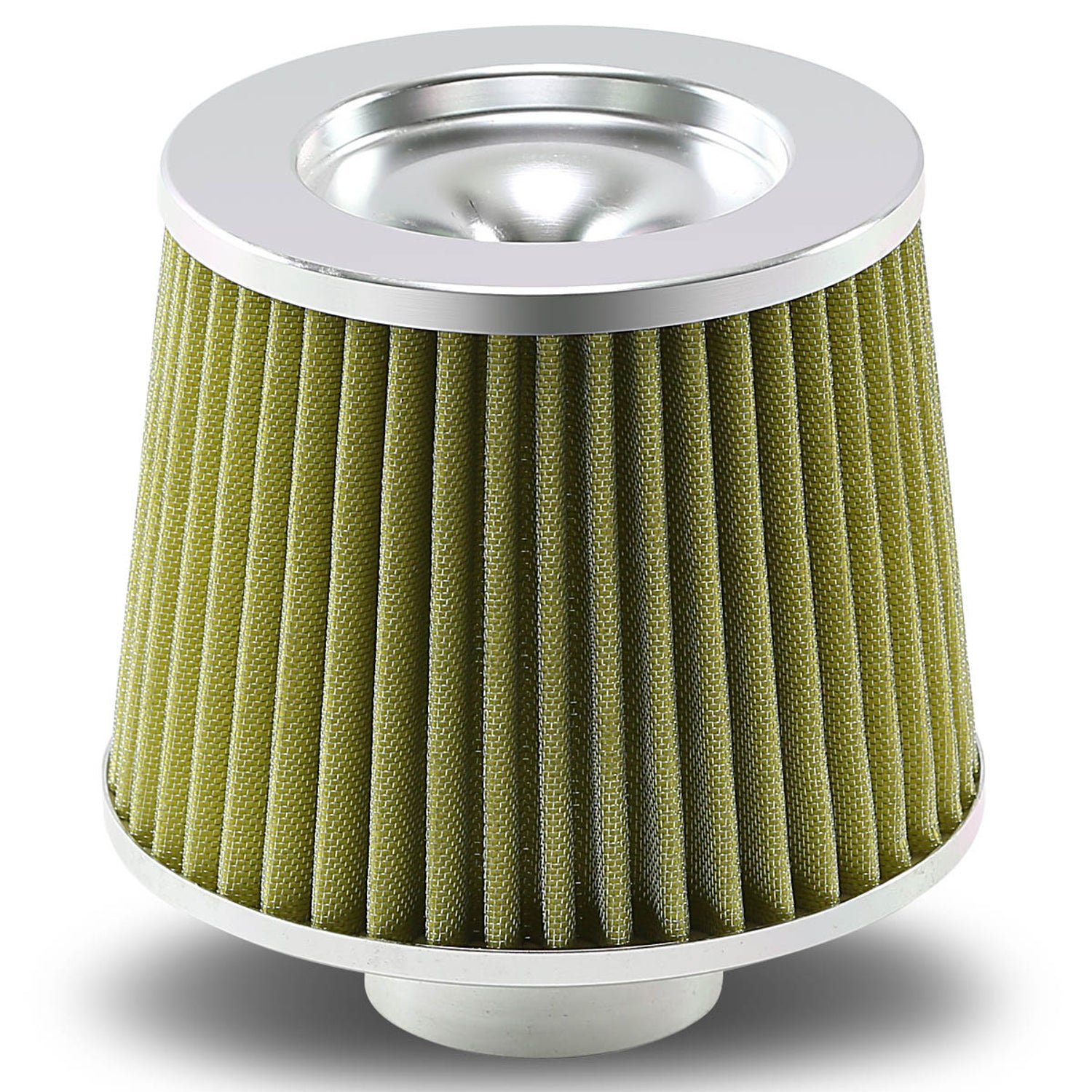 D-Motoring - Air Intake Filter - 3 Inlet - Cone Style - Washable - Cotton Gauze  - 1