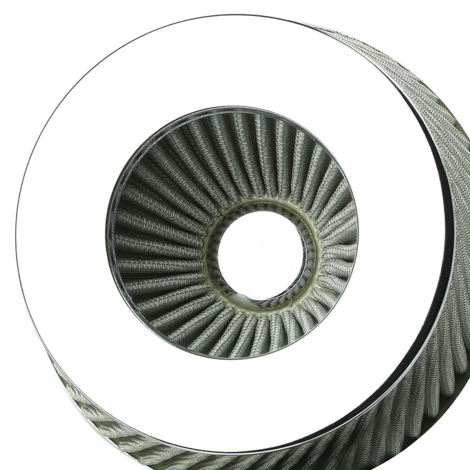 D-Motoring - Air Intake Filter - 3 Inlet - Cone Style - Washable - Cotton Gauze  - 5