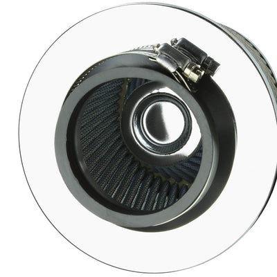 D-Motoring - Air Intake Filter - 3 Inlet - Cone Style - Washable - Cotton Gauze  - 2