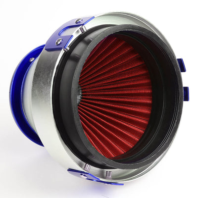 D-Motoring - Air Intake Filter - 6 Inlet - Cone Style - Washable - Cotton Gauze  - 2