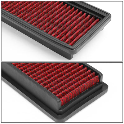 D-Motoring - Panel Air Filter - Reusable&Washable - Peugeot/Citroen 1.4L L4 - 3