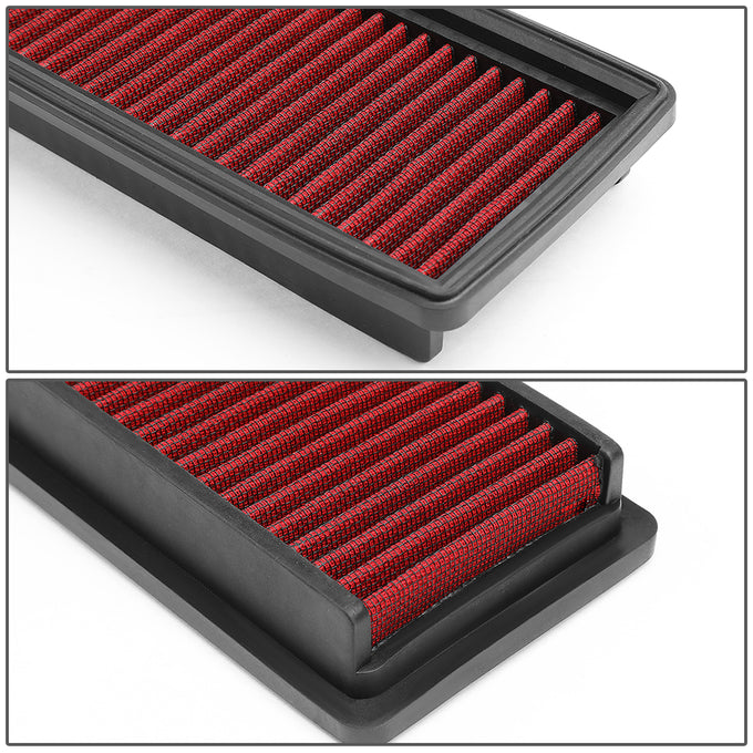 D-Motoring - Panel Air Filter - Reusable&Washable - Peugeot/Citroen 1.4L L4 - 3