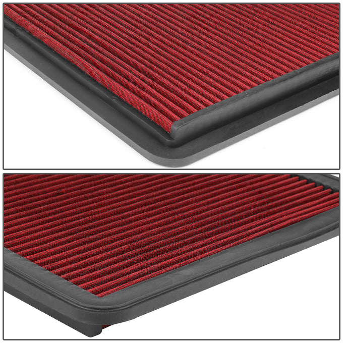 D-Motoring - Panel Air Filter - Reusable&Washable - 08-17 Toyota Land Cruiser 5.7L - 3
