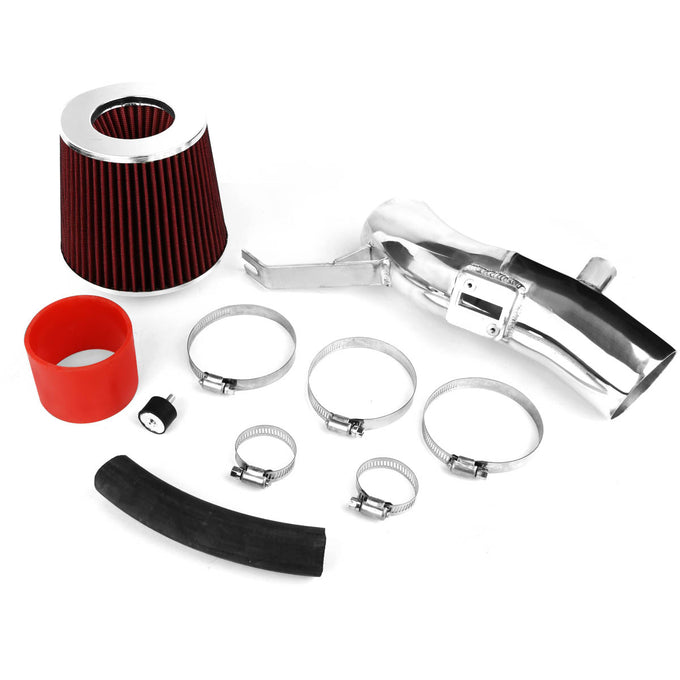 D-Motoring - Short Ram Air Intake System - W/ Cotton Gauze Type Filter - Cone Stlye - Reusable - 07-12 Nissan Altima V6 - 5
