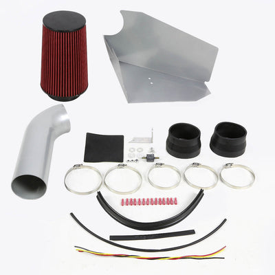 D-Motoring - Short Ram Air Intake System with Heat Shield - Chevy C/K 1500 2500 3500 & Suburban Models 5.0L 5.7L V8 / GMC Yukon 5.0L 5.7L V8 - 5