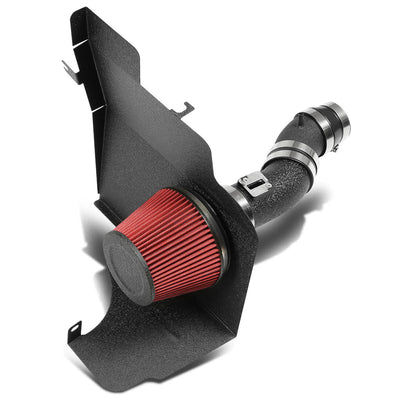 D-Motoring - Short Ram Air Intake System with Heat Shield - 11-14 Mustang V6 - 1
