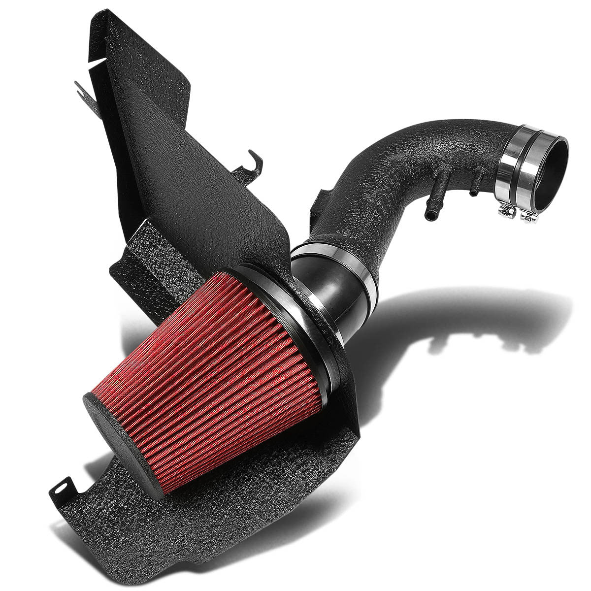 D-Motoring - Short Ram Air Intake System with Heat Shield - 11-14 Mustang V8 - 1