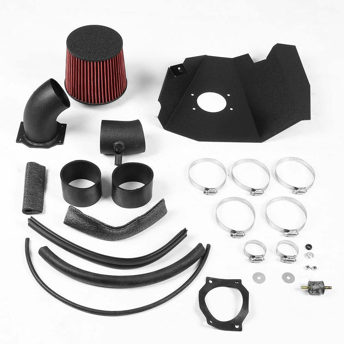 D-Motoring - Short Ram Air Intake System with Heat Shield - 99-03 Frontier D22/Xterra 3.3 - 5