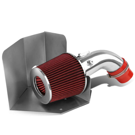 D-Motoring - Short Ram Air Intake System with Heat Shield - W / Cotton Gauze - 07-09 Toyota Camry 2.4L L4 - 1