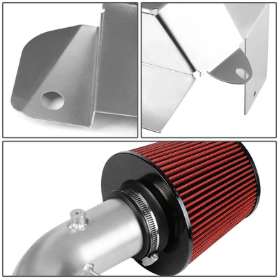 D-Motoring - Short Ram Air Intake System with Heat Shield - W / Cotton Gauze - VW Golf TDI 2.0 / Passat TDI 2.0 / Jetta TDI 2.0 / Beetle TDI 2.0 /Audi A3 TDI 2.0 - 4