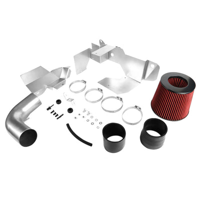 D-Motoring - Short Ram Air Intake System with Heat Shield - W / Cotton Gauze - VW Golf TDI 2.0 / Passat TDI 2.0 / Jetta TDI 2.0 / Beetle TDI 2.0 /Audi A3 TDI 2.0 - 5