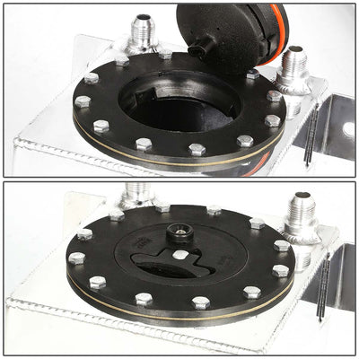 D-Motoring - Fuel Cell - 7 in. (L) x 6.75 in. (W) x 8 in. (H) - 1 Gallon - Bottom Feed - Aluminum - 2